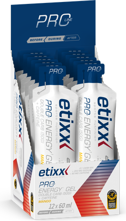 Etixx Double Carb Energ.gel Line+caff.mango12x60ml 1