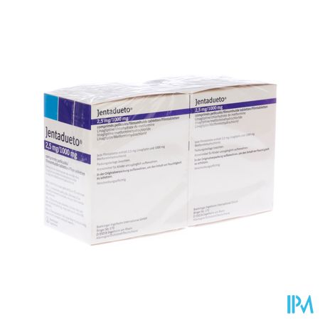 Jentadueto 2,5mg/1000mg Film Tabl 180 (2x90) 2
