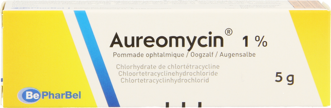 Aureomycine Ung Opht 1 X 5g 1% 1