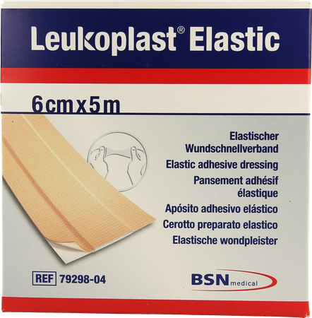 Leukoplast Elastic 5mx6cm 1 3