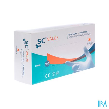 Sensicare Onderzoekhandsch. Stretchvinyl l 100 1