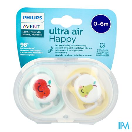 Philips Avent Fopspeen +0m Air Appel 2 1