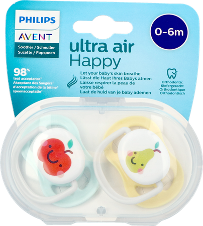 Philips Avent Fopspeen +0m Air Appel 2 1