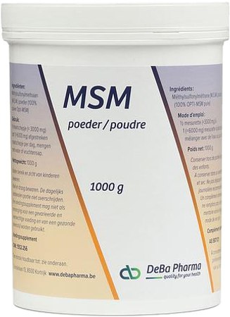 Msm Pdr Soluble/ Oplosb 1kg Deba 3