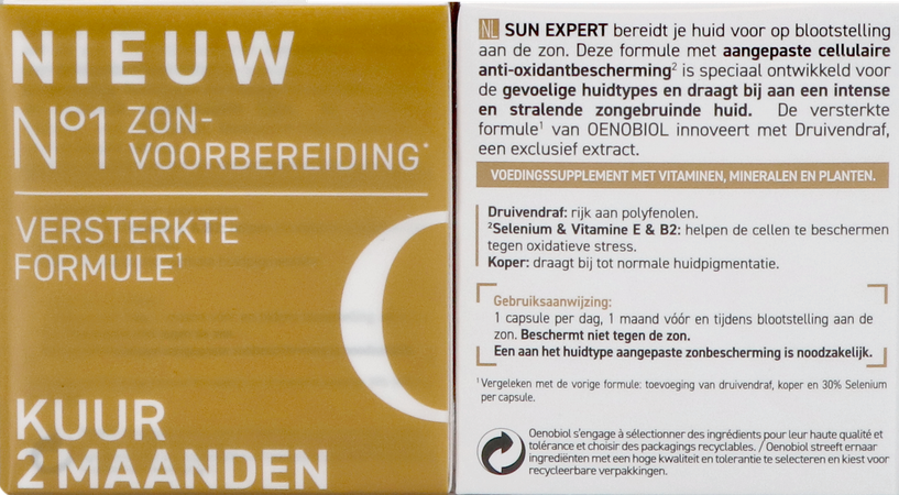 Oenobiol Sun Expert Gev. Huid Caps 2x30 4