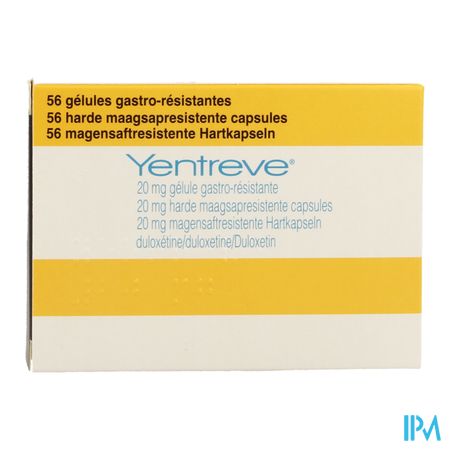 Yentreve Caps 56 X 20mg 1