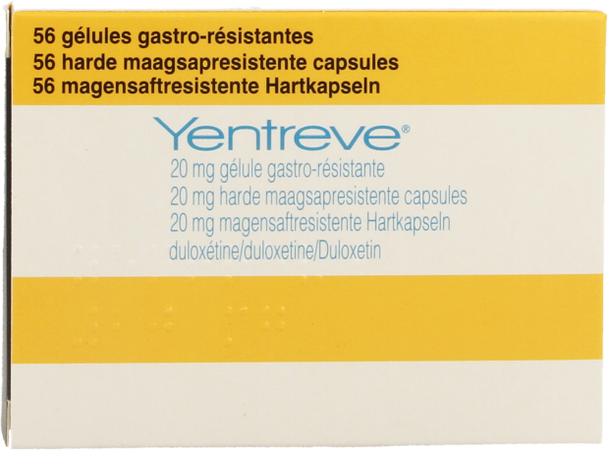 Yentreve Caps 56 X 20mg 1
