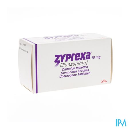 Zyprexa 10mg Pi Pharma Comp 98 X 10mg Pip