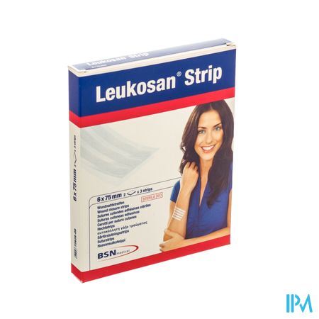 Leukosan Strip Ster 6x 75mm Blanc 2x 3 7262808