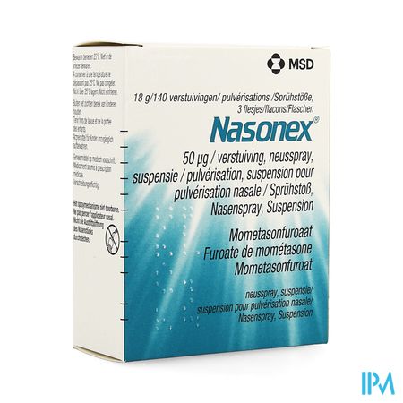 Nasonex Susp Pulv Nasale 50mcg/pulv 140 Pulv Fl 3