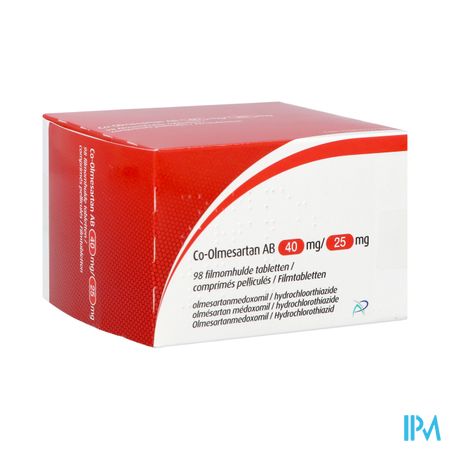 Co-olmesartan Ab 40mg/25,0mg Filmomh Tabl 98