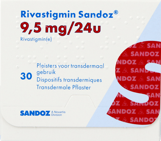 Rivastigmin Sandoz 9,5mg/24u Pleister Transd. 30 1