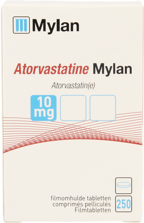 Atorvastatine Viatris 10mg Comp Pell Fl 250 Idd 3