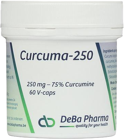 Curcuma-250 Caps 60 Deba 3