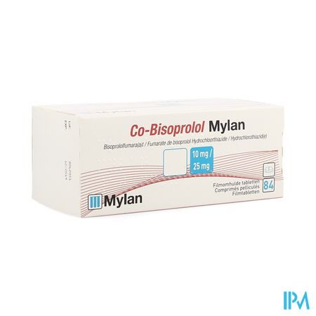 Co Bisoprolol Viatris 10mg/25,0mg Drag 84 2