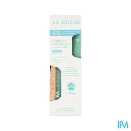 La Rosee Tandpasta 2x75ml + Tandenborstel Gratis