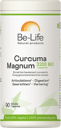 Curcuma Magnum 3200 Be Life Bio Pot Caps 90 1