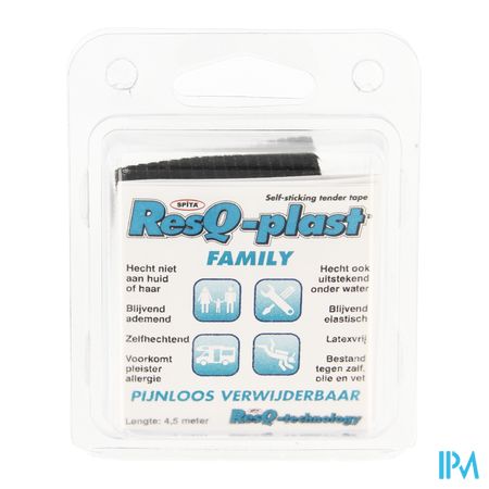 Resq-plast Family 4,5mx50mm Zwart 1 2