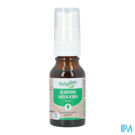 Herbalgem Meidoorn Bio Spray 15ml 2