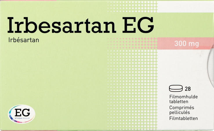 Irbesartan EG 300 Mg Filmomh Tabl 28 X 300 Mg 2