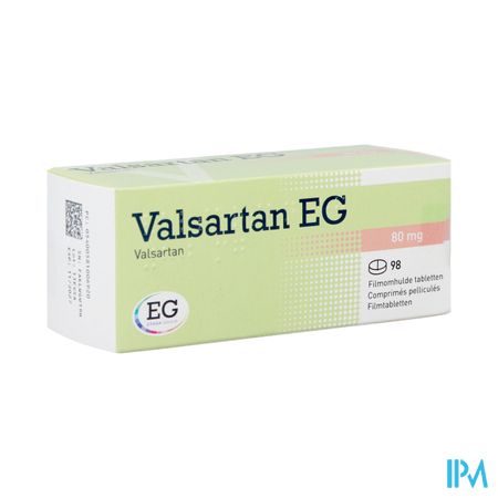 Valsartan EG 80 Mg Filmomh Tabl 98 X 80 Mg