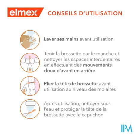 Elmex Set Interdentale Borsteltjes Iso 2 0,9mm 8 6