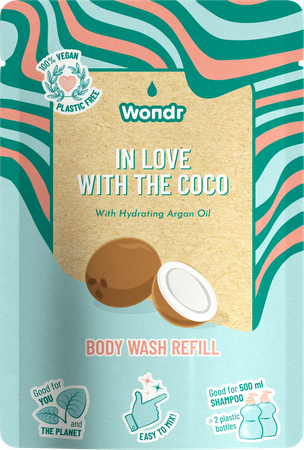 Wondr Body Wash In Love With Coco Refill 40g 1