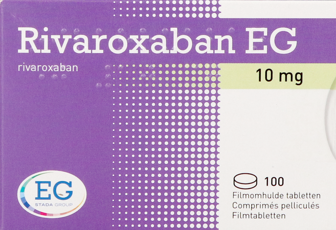 Rivaroxaban EG 10Mg Filmomh Tabl 100 2