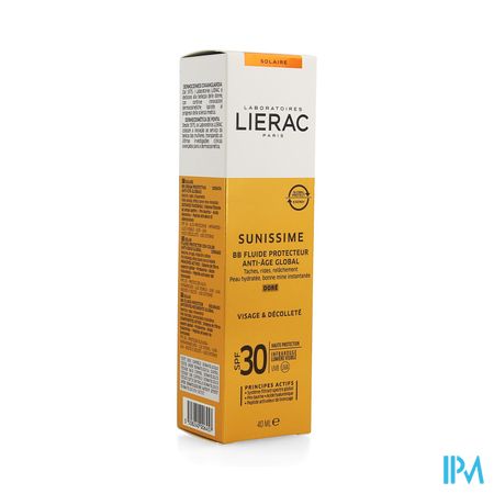 Lierac Sunissime Bb Fluid Dore Visage Ip30 Tb 40ml