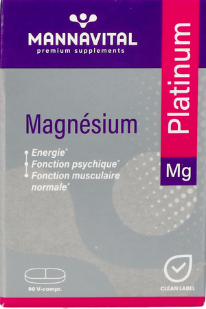 Mannavital Magnesium Platinum Nf Tabl 90 6