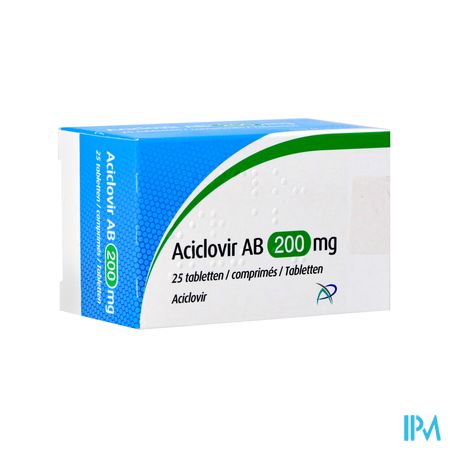 Aciclovir Ab 200mg Comp 25