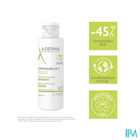 Aderma Dermalibour+ Cica Gel Schuimend 100ml 4