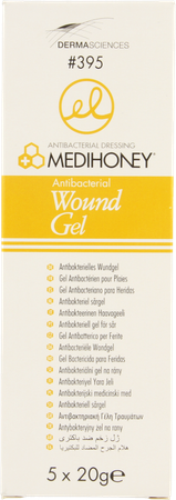 Medihoney Wondgel A/bacteriel Tube 5x20g 3