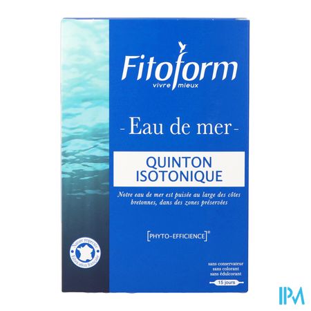 Isotonique Eau De Mer Amp 30x10ml Fitoform 3