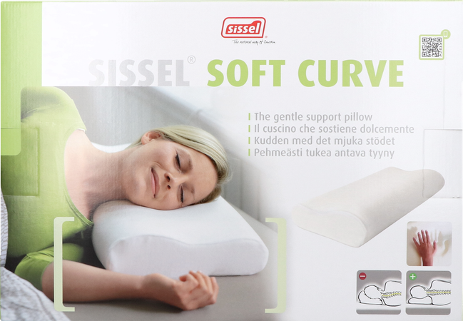 Sissel Soft Curve Compact Hoofdkussen+overtrek 1