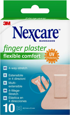 Nexcare 3m Ultra Strech Comf.flex. Doigt Decoup.10 4