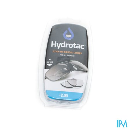 Hydrotac Stick-on Bifocal Lenses +2.00 2 1
