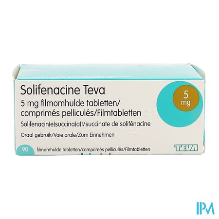 Solifenacine Teva Comp Pell 90 X 5mg 1