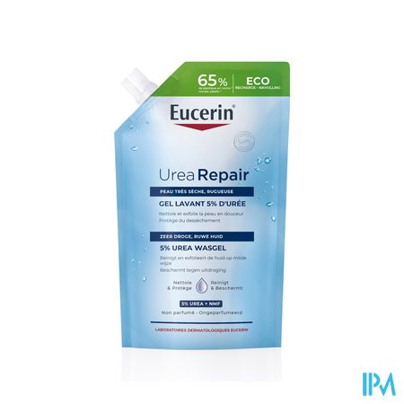 Eucerin Urearepair Gel Lavant 5% Uree Refill 400ml