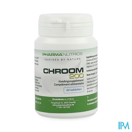 Chroom 200 Picolinaat Tabl 60 Pharmanutrics 1