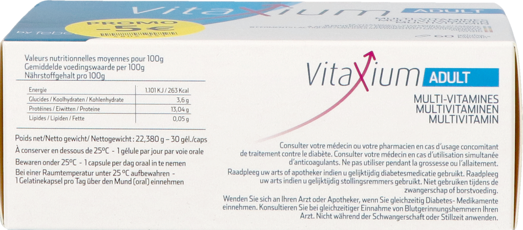Vitaxium Adult Multi Vitamines Caps 60 Promo -5€ 9