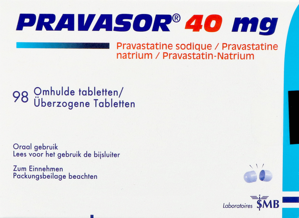 Pravasor Omhulde Tabl 98 X 40mg 1