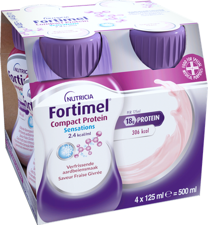 Fortimel Compact Protein Verfriss.vruchten 4x125ml 4