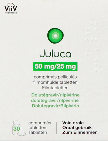 Juluca Pi Pharma 50mg/25mg Comp Pell 30 Pip 1