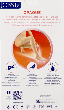 Jobst Opaque 2 Ad Pet Open Sft Nat Vi Pair 8