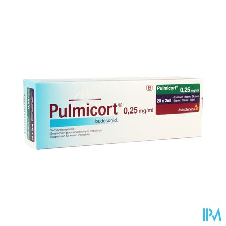 Pulmicort Susp Pour Neb. 0,25mg/ml 20x2ml