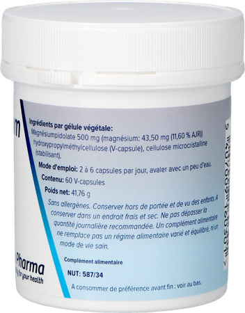 Magnesiumpidolaat V-caps 60x500mg Deba 5