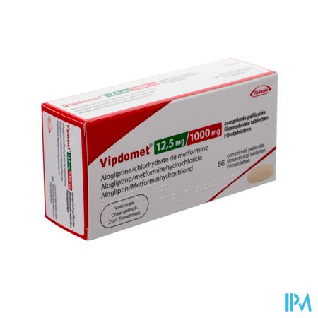 Vipdomet 12,50mg/1000mg Omhulde Tabl 56