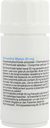Paroxetine Viatris 20mg Comp Pell 250 Fl Hdpe 1