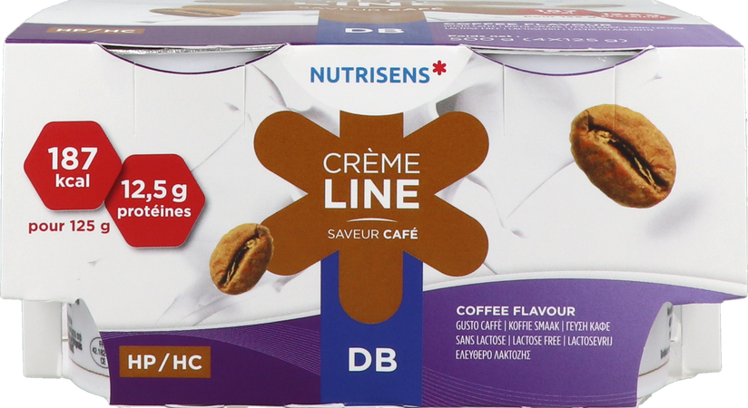 NUTRISENS CREMELINE HP/HC SL CAFE 4X125 3